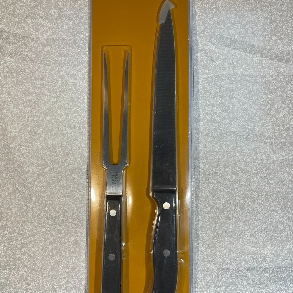 Our Table by Bed Bath and Beyond Carving Knife set New in package (134)
